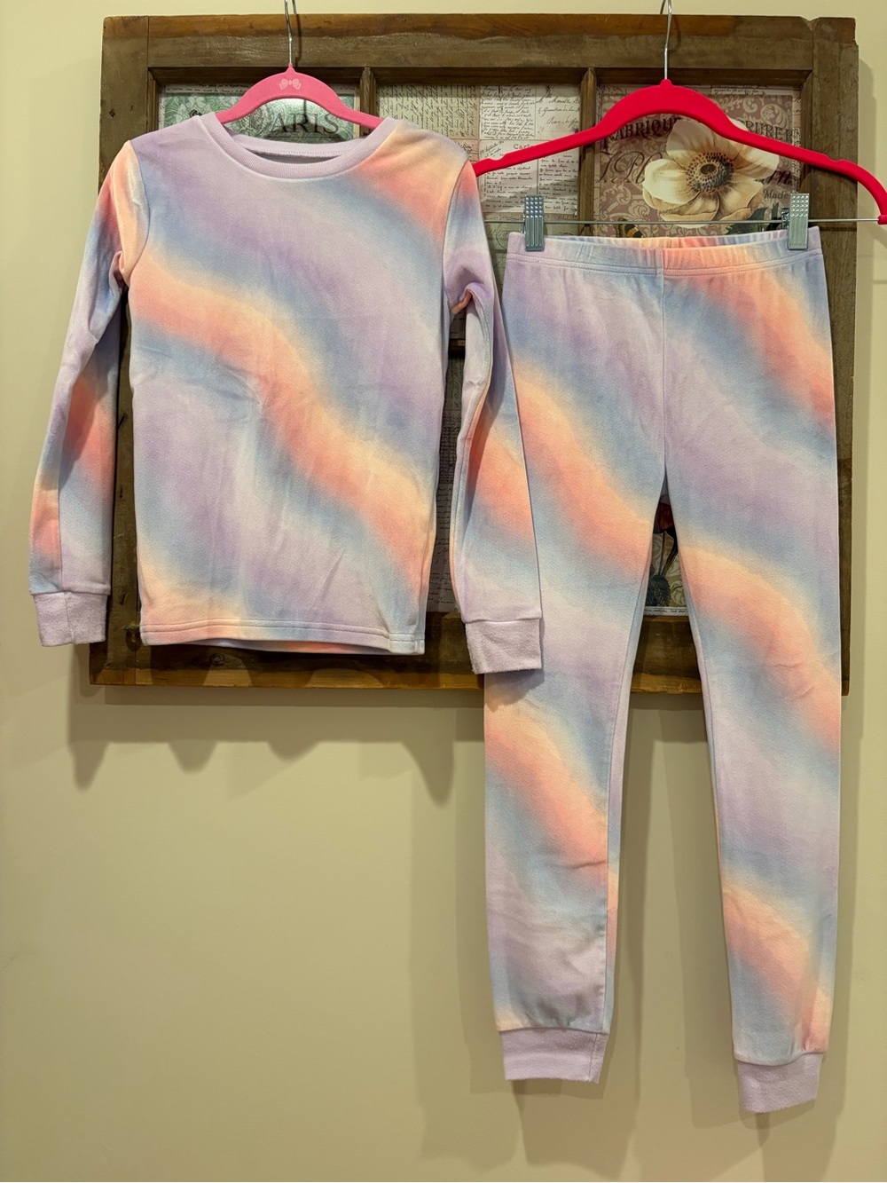 Carter's Pastel Tie-Dye Pajama Set 💜🩵💙